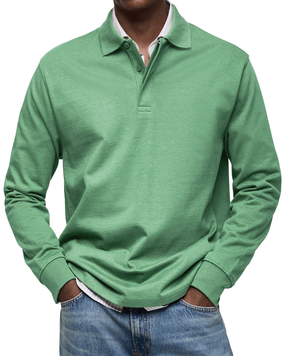 Rupert – Men’s Luxe Long-Sleeve Polo