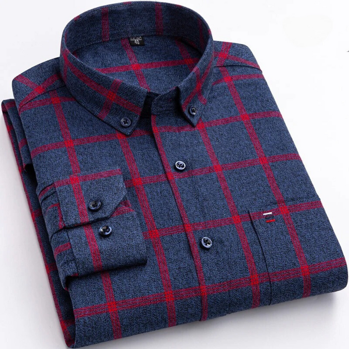 Oreste – Men’s Checked Cotton Shirt