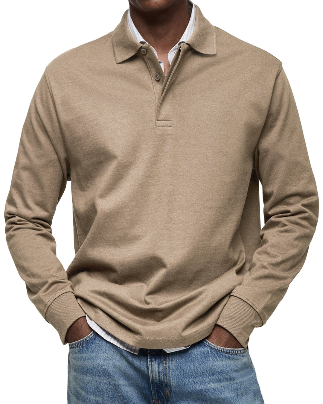 Rupert – Men’s Luxe Long-Sleeve Polo