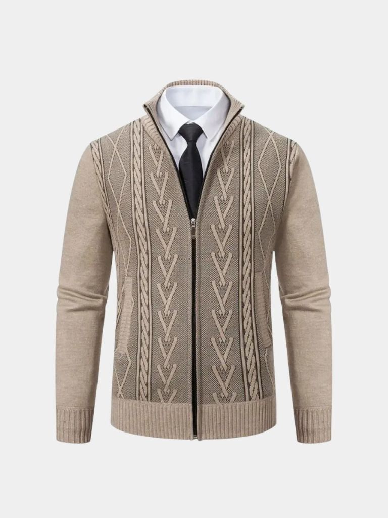 Luciano | Cashmere Zip Jumper