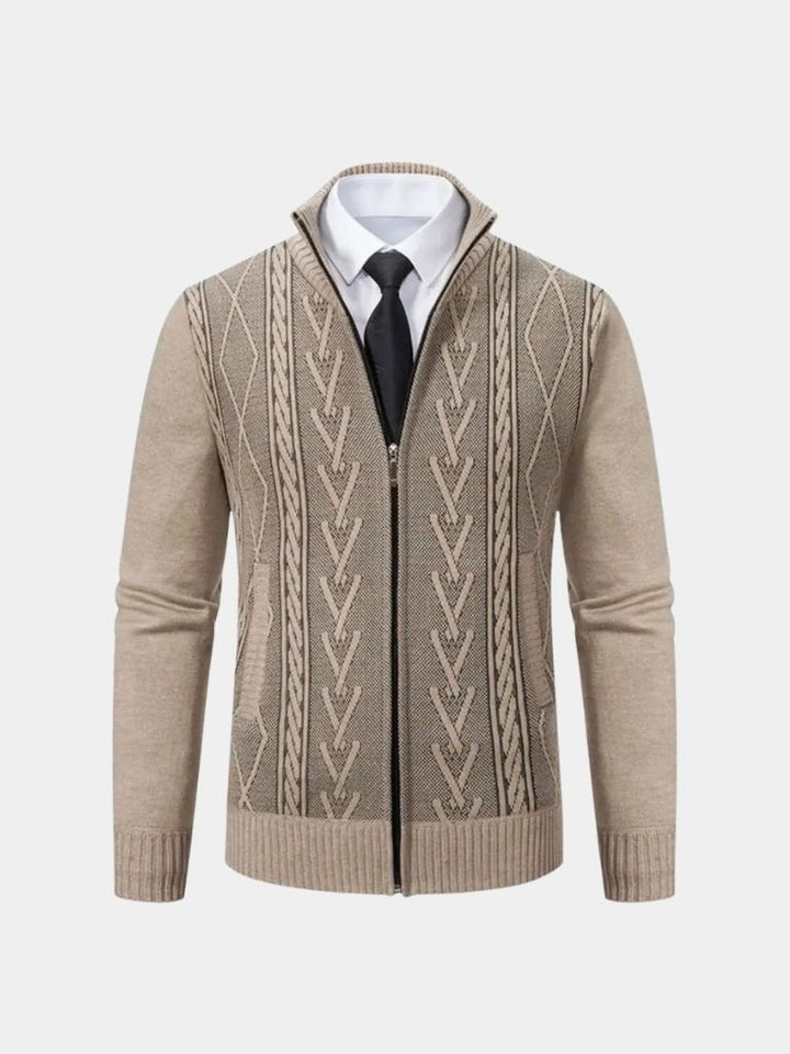 Luciano | Cashmere Zip Jumper