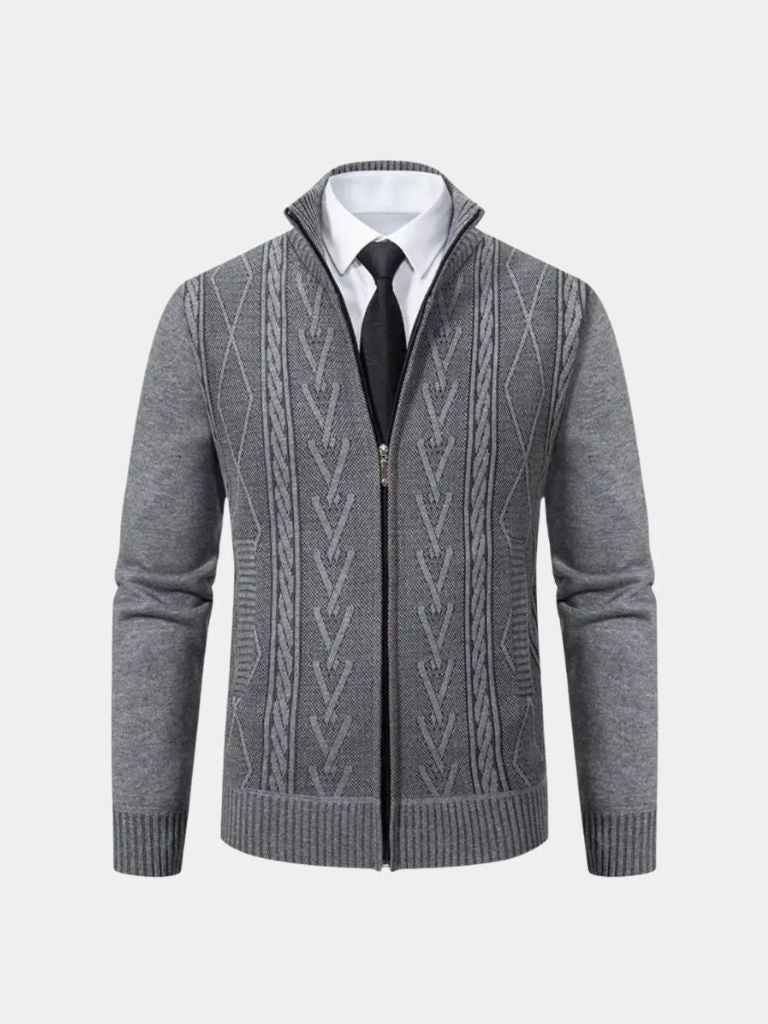 Luciano | Cashmere Zip Jumper