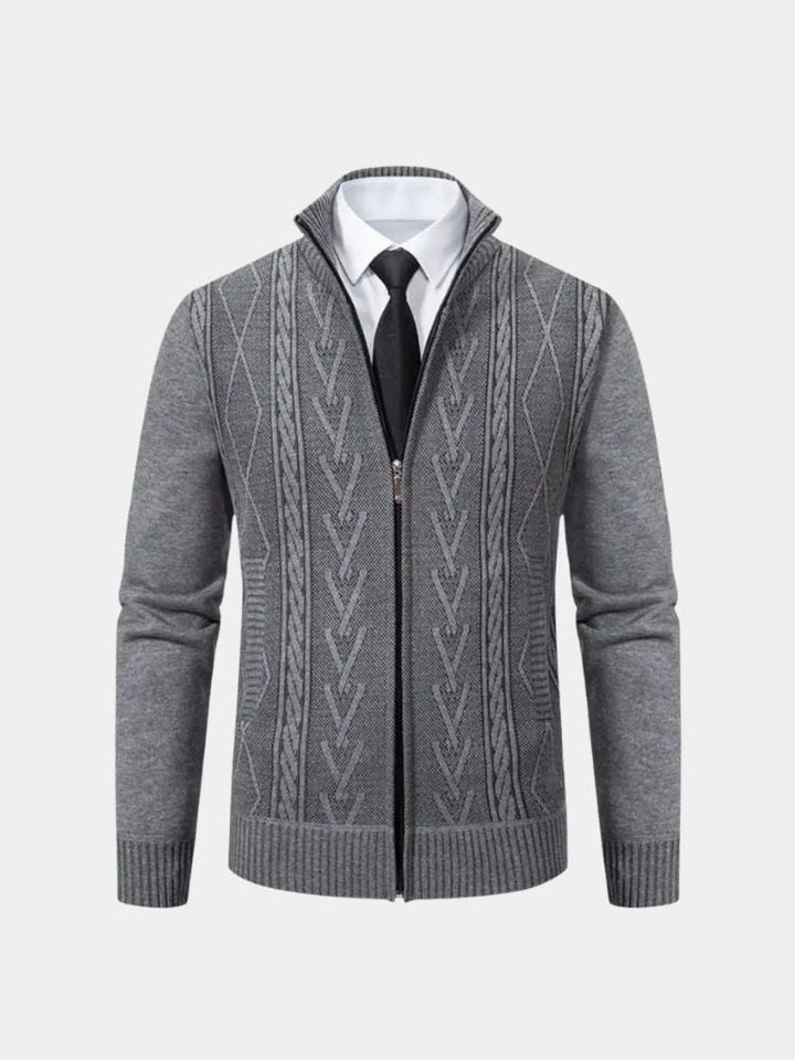 Luciano | Cashmere Zip Jumper