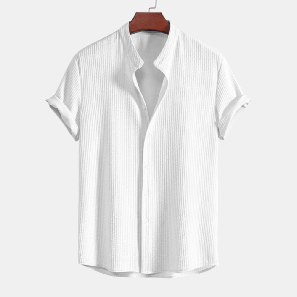 Franklin – Men’s Fine-Rib Textured Shirt