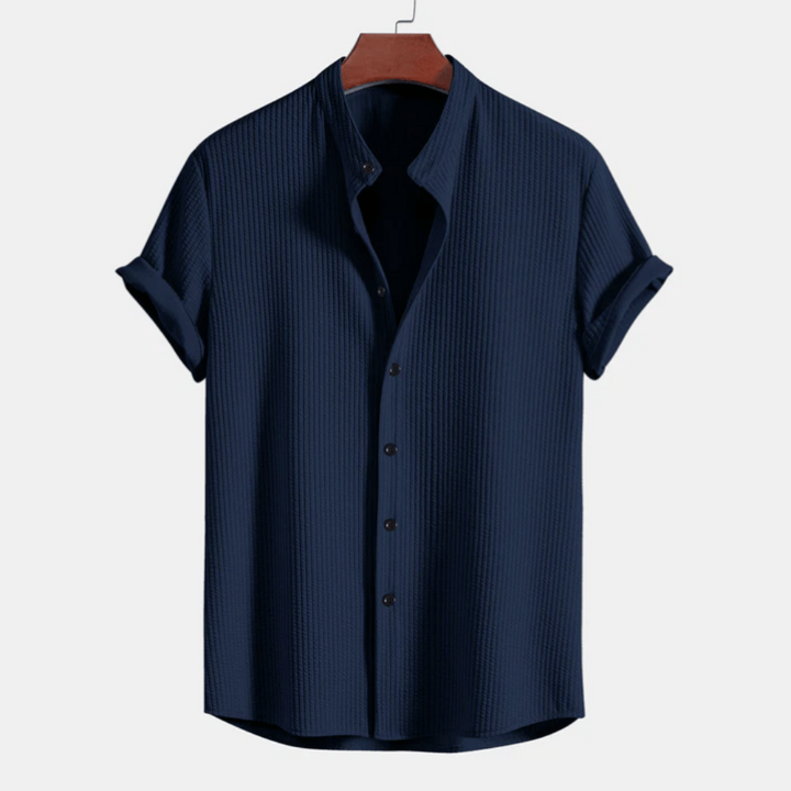 Franklin – Men’s Fine-Rib Textured Shirt