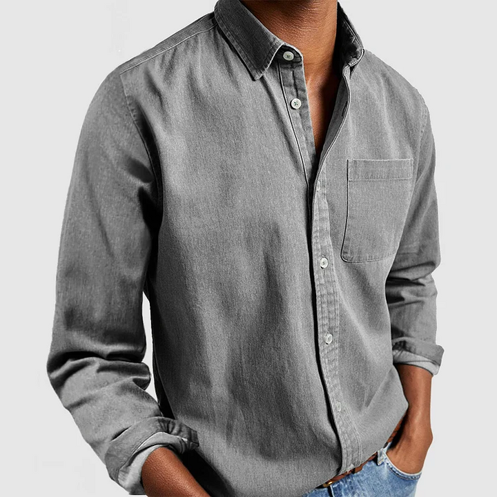 Mantova - Men's Refined Cotton Shirt