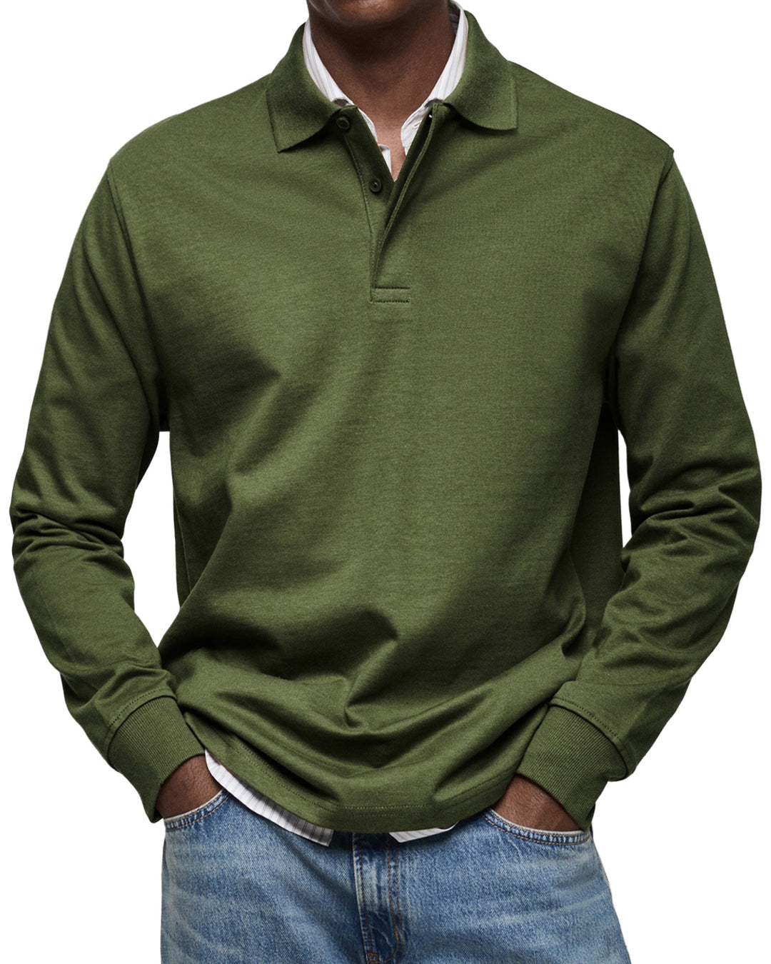 Rupert – Men’s Luxe Long-Sleeve Polo
