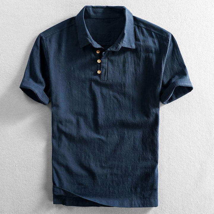Elio | Linen and Cotton Polo