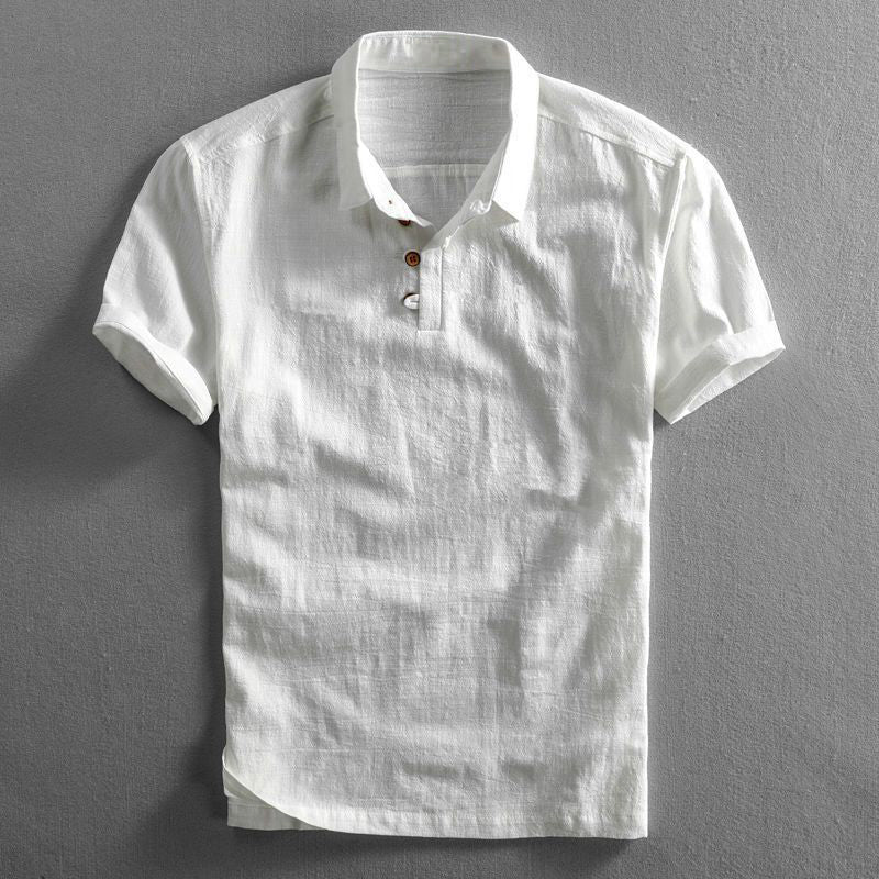 Elio | Linen and Cotton Polo