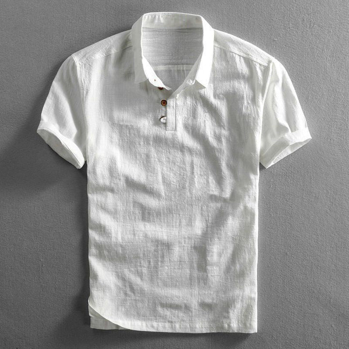 Elio | Linen and Cotton Polo