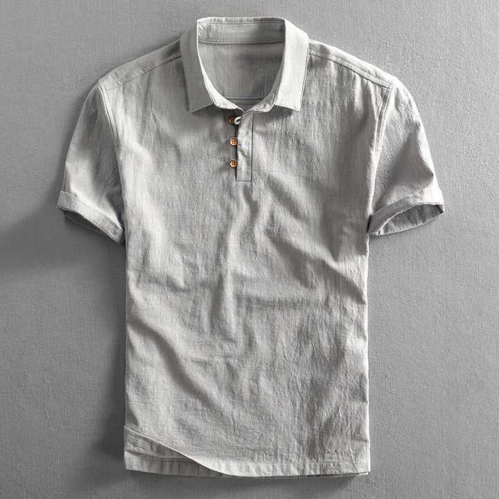 Elio | Linen and Cotton Polo