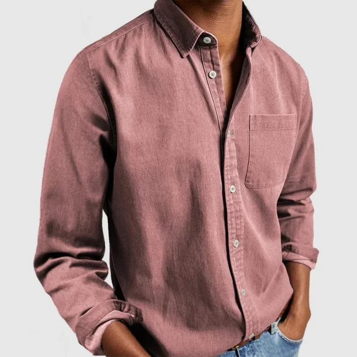 Mantova - Men's Refined Cotton Shirt