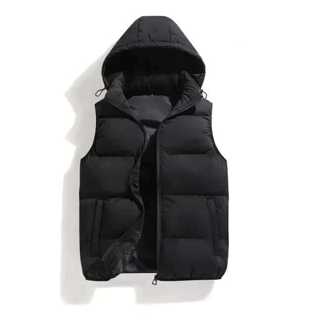 Haris - Waistcoat with detachable hood