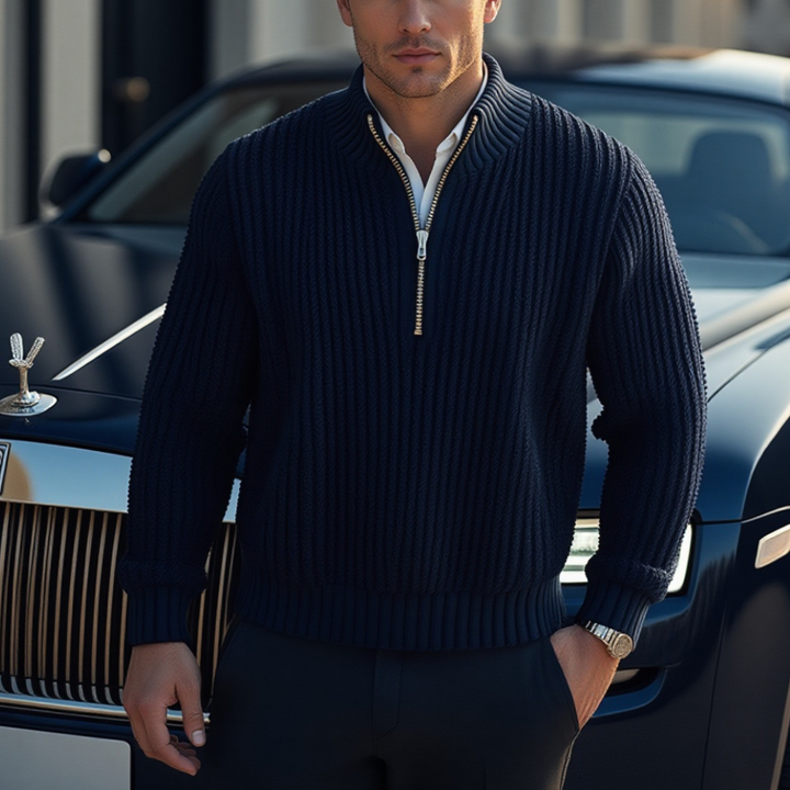 WILDER - Zippered Sweater For Men's