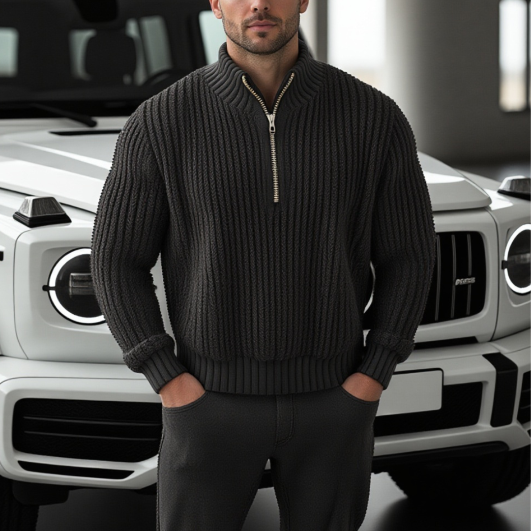 WILDER - Zippered Sweater For Men's