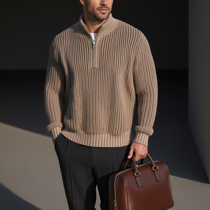 WILDER - Zippered Sweater For Men's