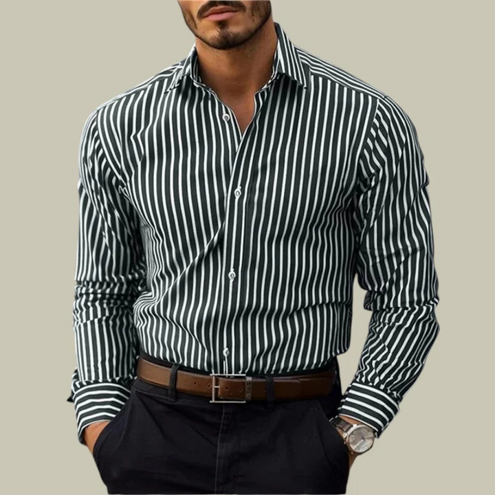 Lancelot – Men’s Striped Cotton Summer Shirt