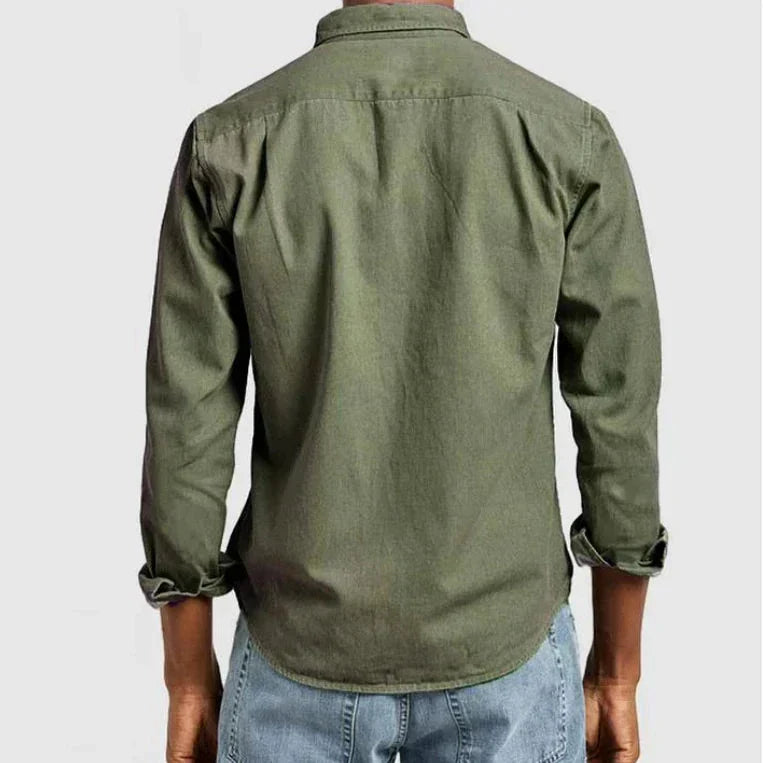 Mantova - Men's Refined Cotton Shirt