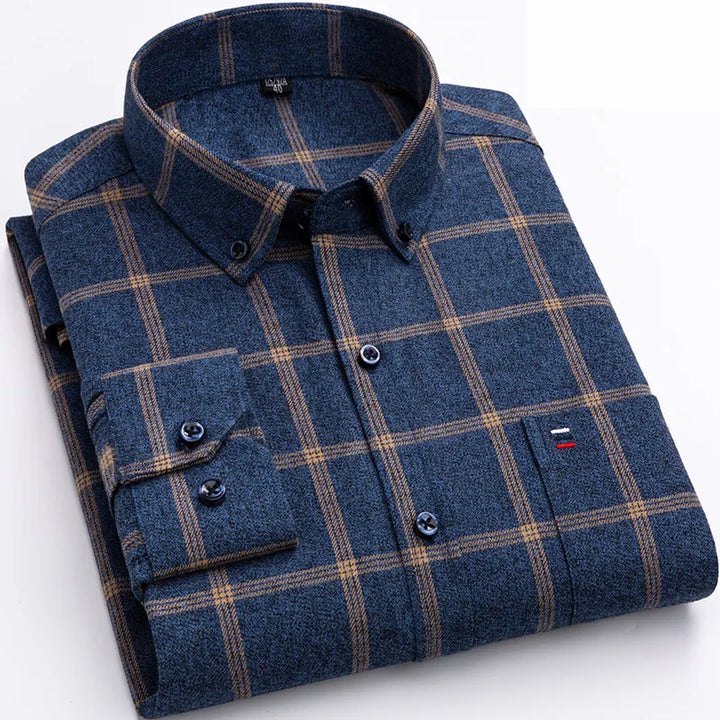 Oreste – Men’s Checked Cotton Shirt