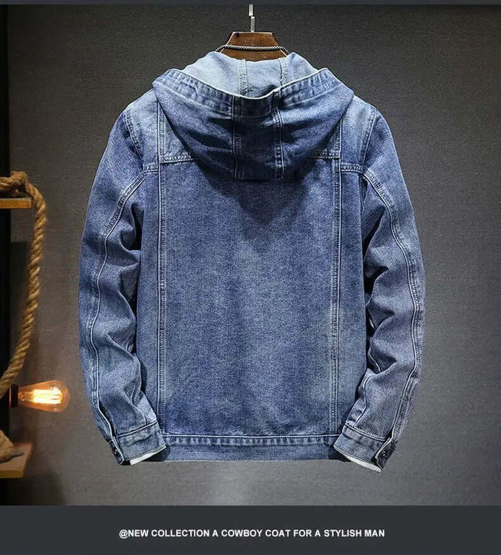 Reynan - Denim hooded jacket