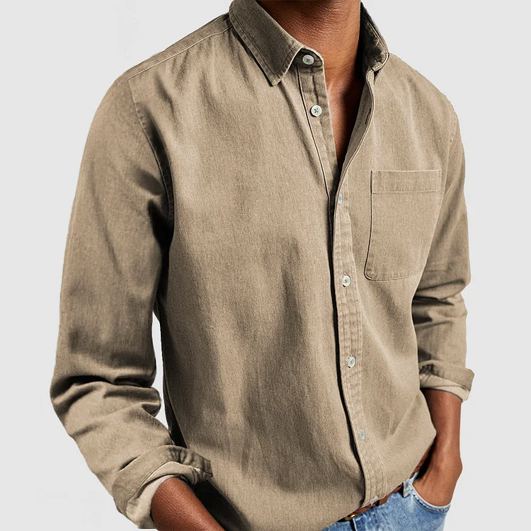 Mantova - Men's Refined Cotton Shirt