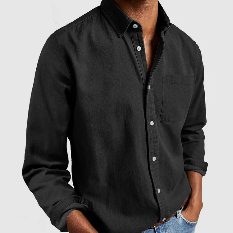 Mantova - Men's Refined Cotton Shirt