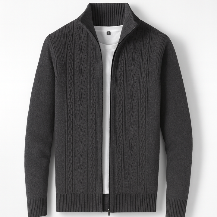 Luciano | Cashmere Zip Jumper