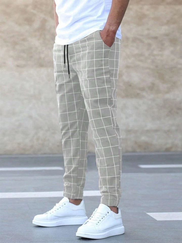 Colombo | Men's Checked Jogger Trousers
