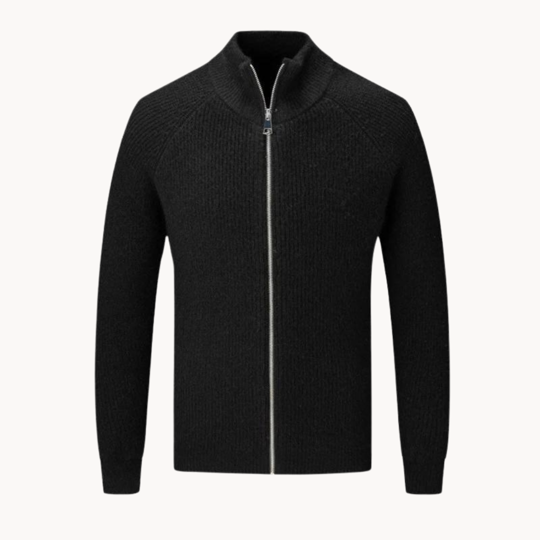 Giorgio | Cashmere Zip Cardigan