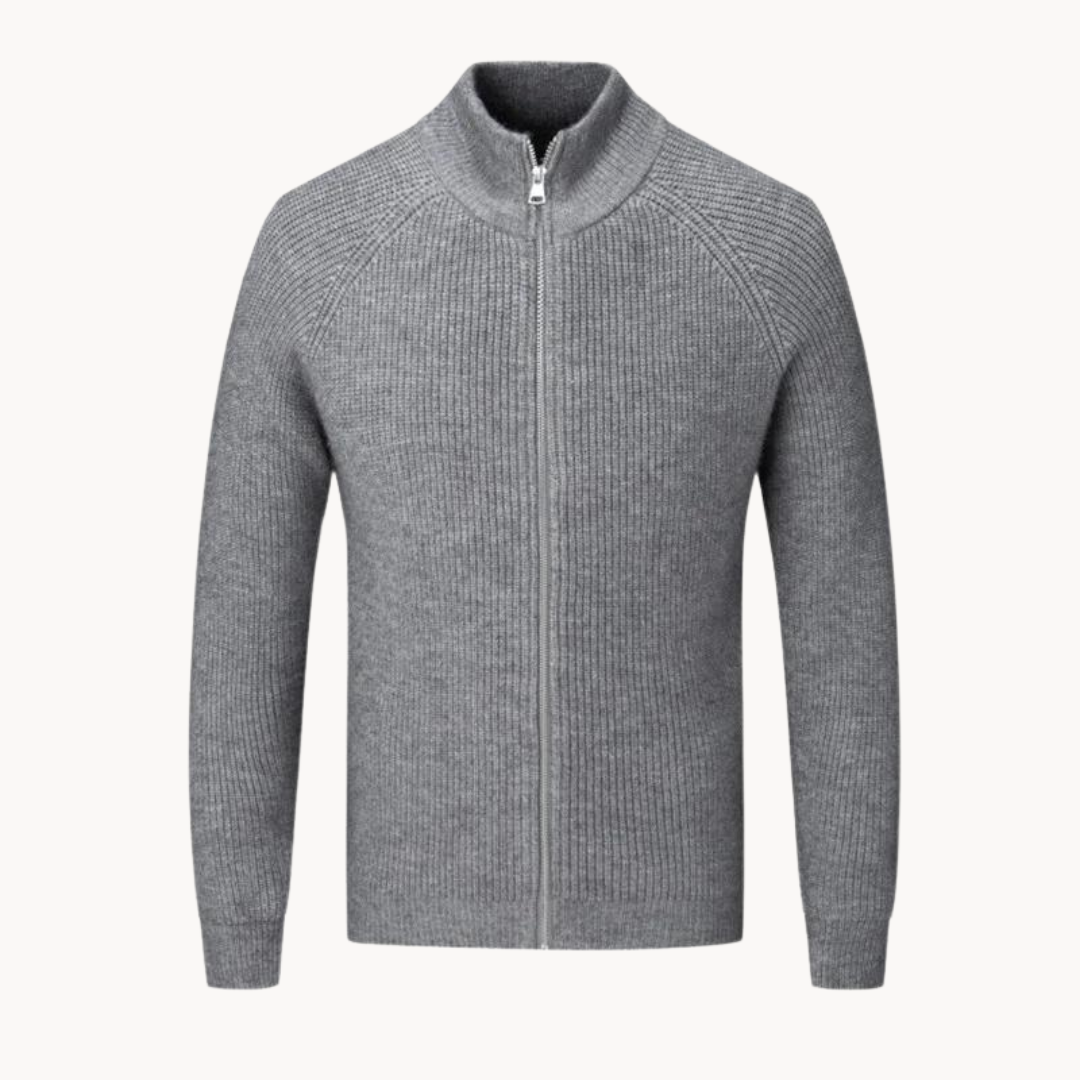 Giorgio | Cashmere Zip Cardigan
