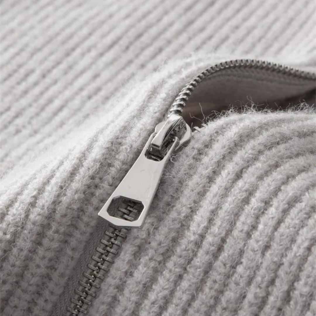 Giorgio | Cashmere Zip Cardigan