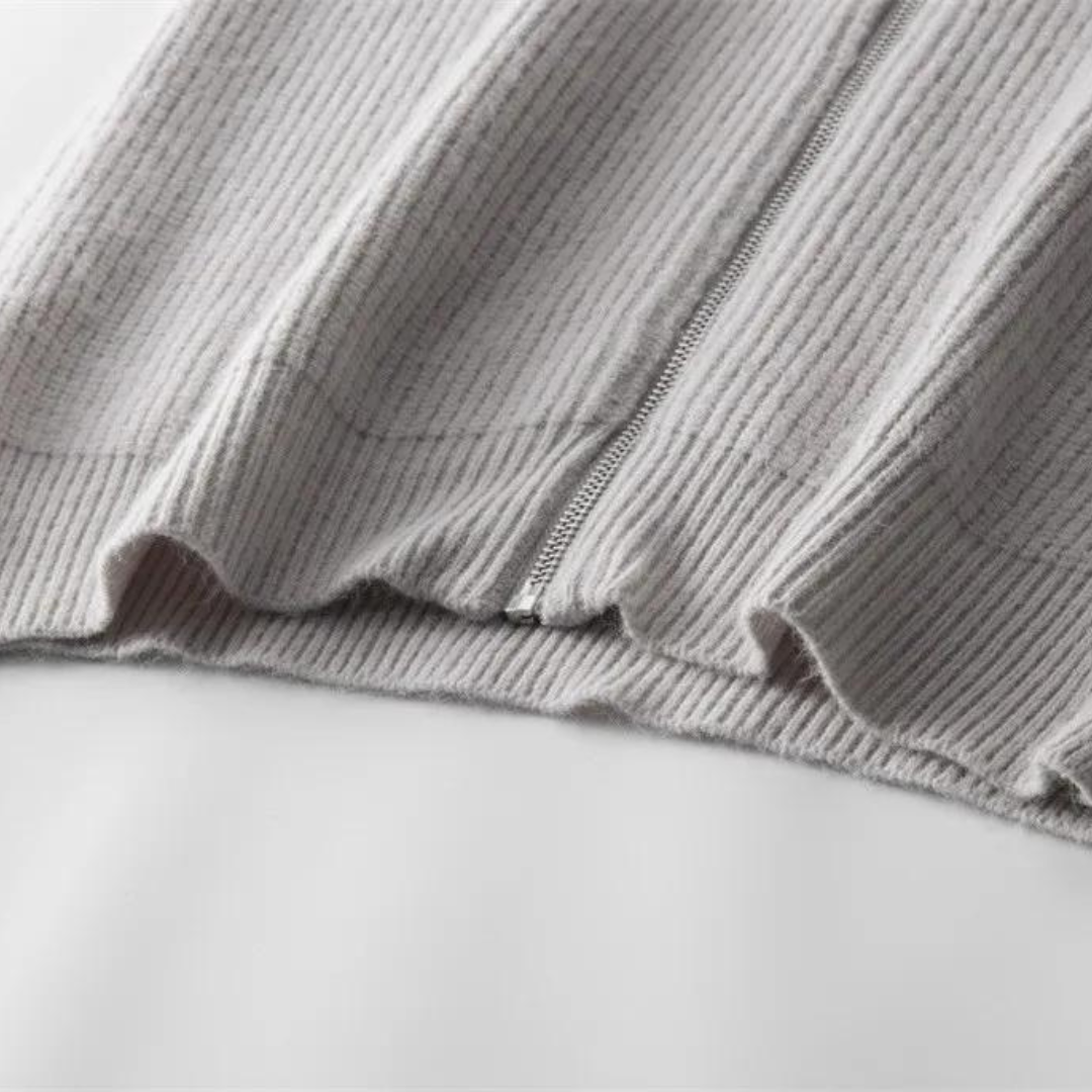 Giorgio | Cashmere Zip Cardigan