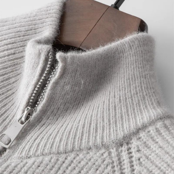 Giorgio | Cashmere Zip Cardigan