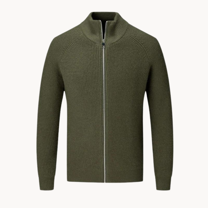 Giorgio | Cashmere Zip Cardigan
