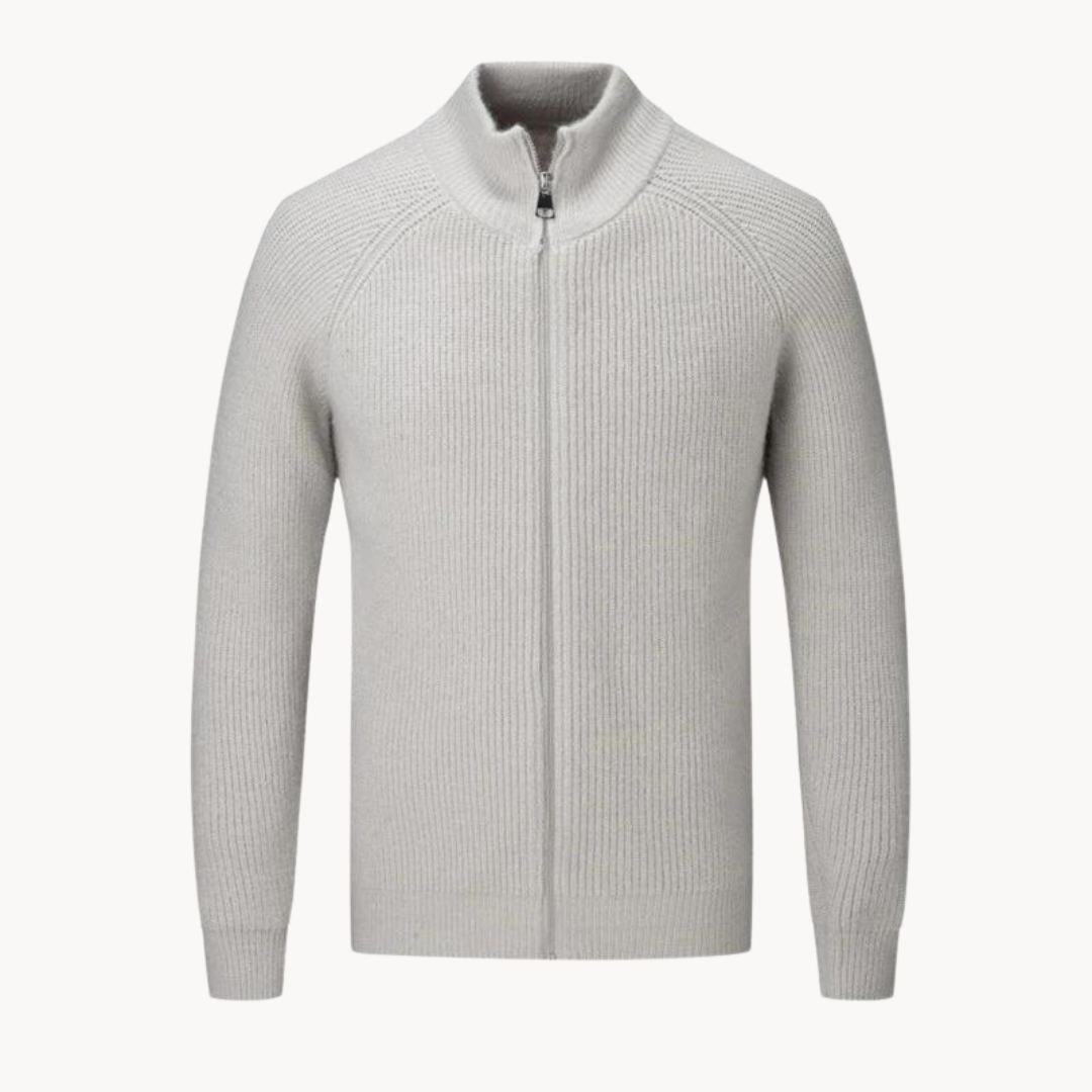 Giorgio | Cashmere Zip Cardigan