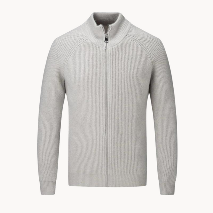 Giorgio | Cashmere Zip Cardigan