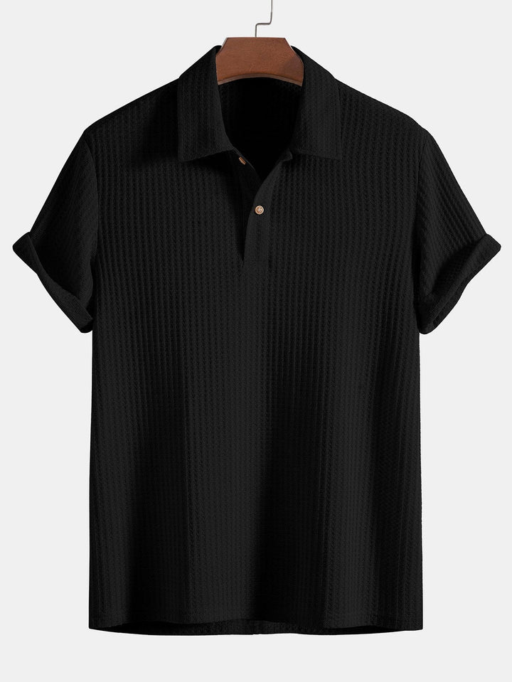 Feran | Honeycomb Knit Polo