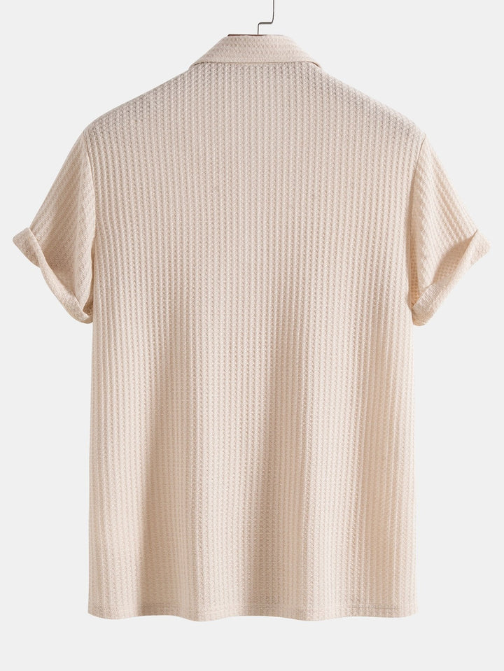 Feran | Honeycomb Knit Polo