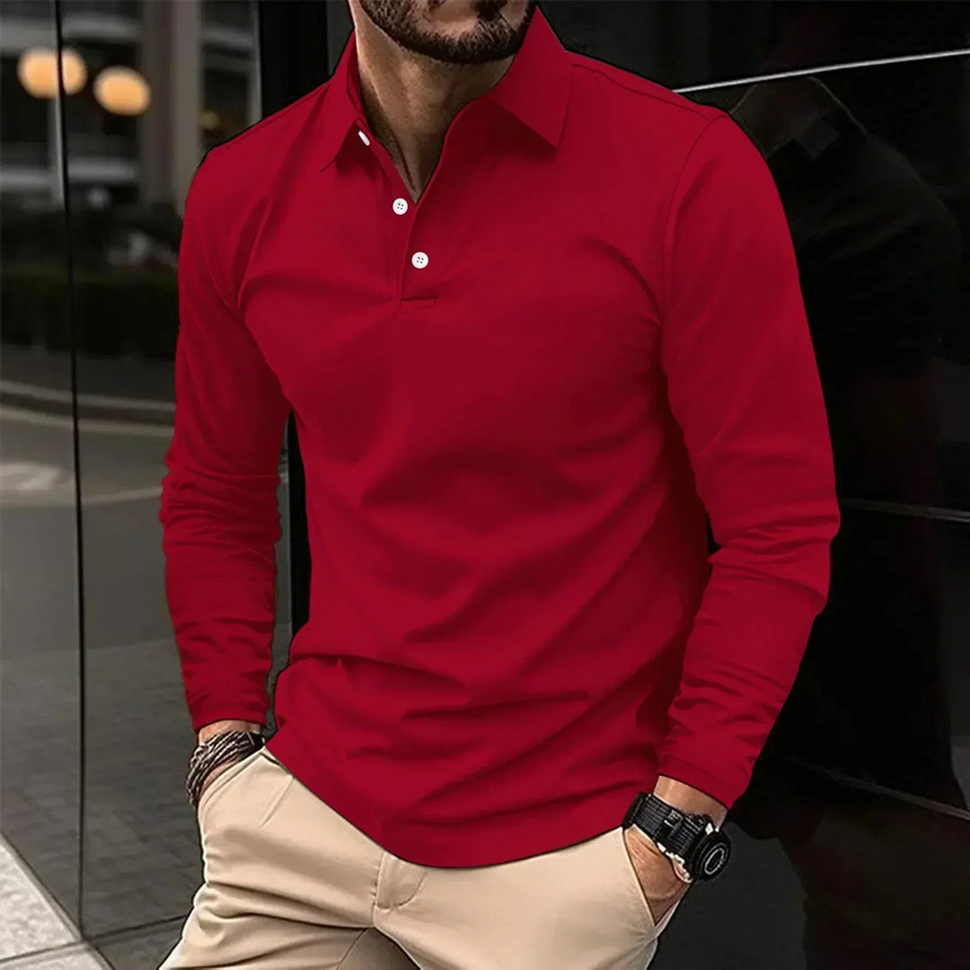 Jacopo | Casual Long Sleeve Polo
